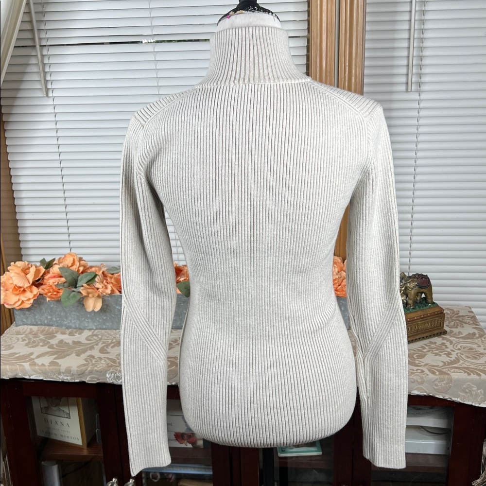 Zella Après Ski Half Zip Rib Sweater Size Small - Picture 7 of 9